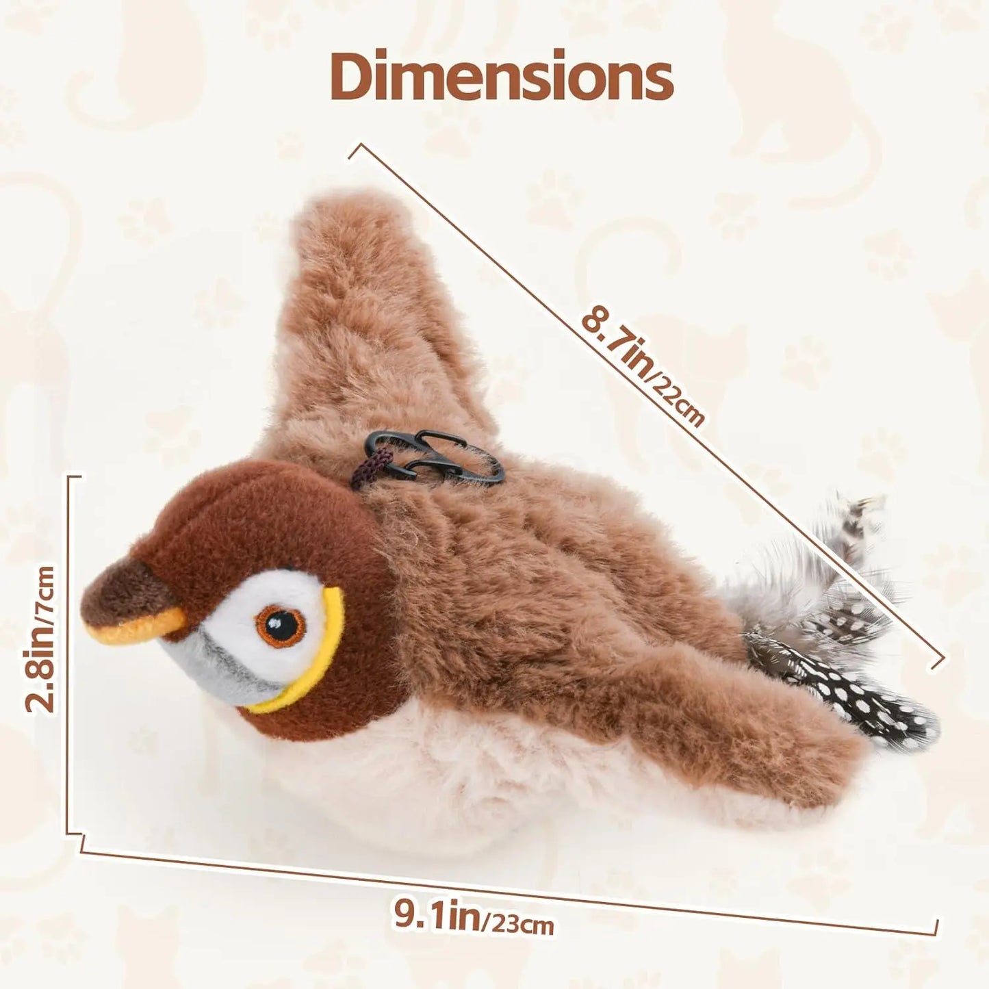 Touch Activated  Plush Pet Toy